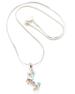 Children's Silver Plated Magical Unicorn Necklace