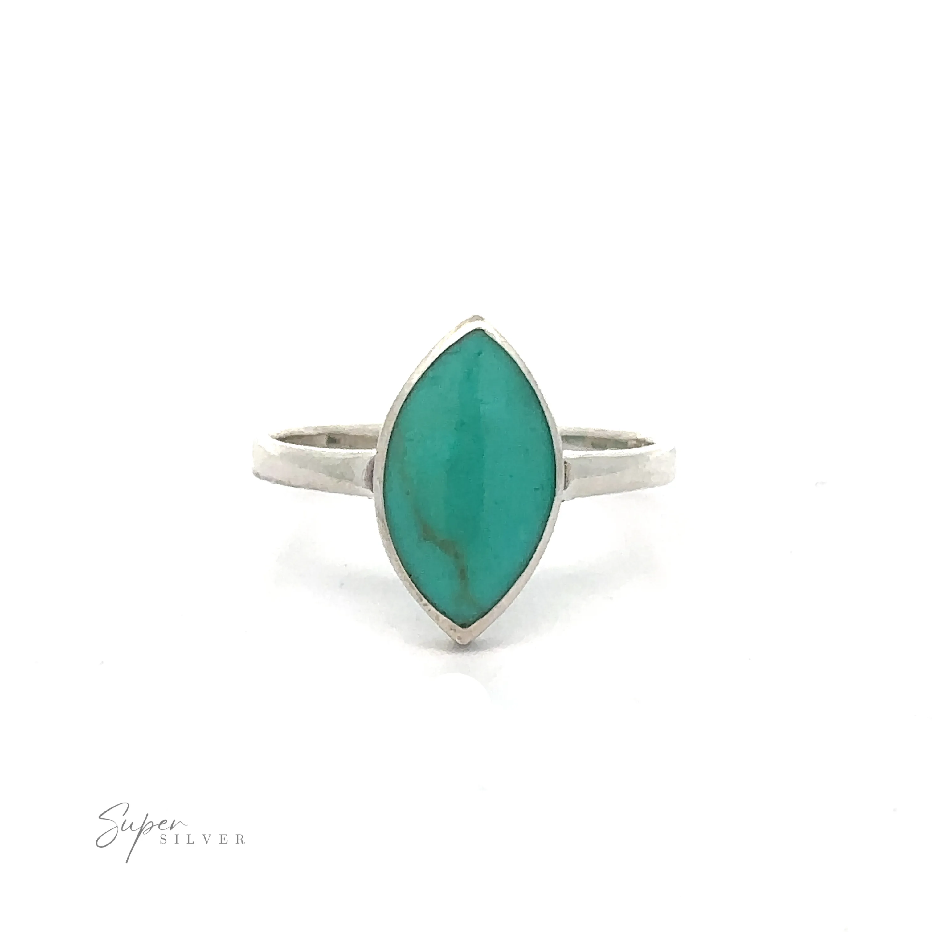 Classic Marquise Inlaid Stone Ring