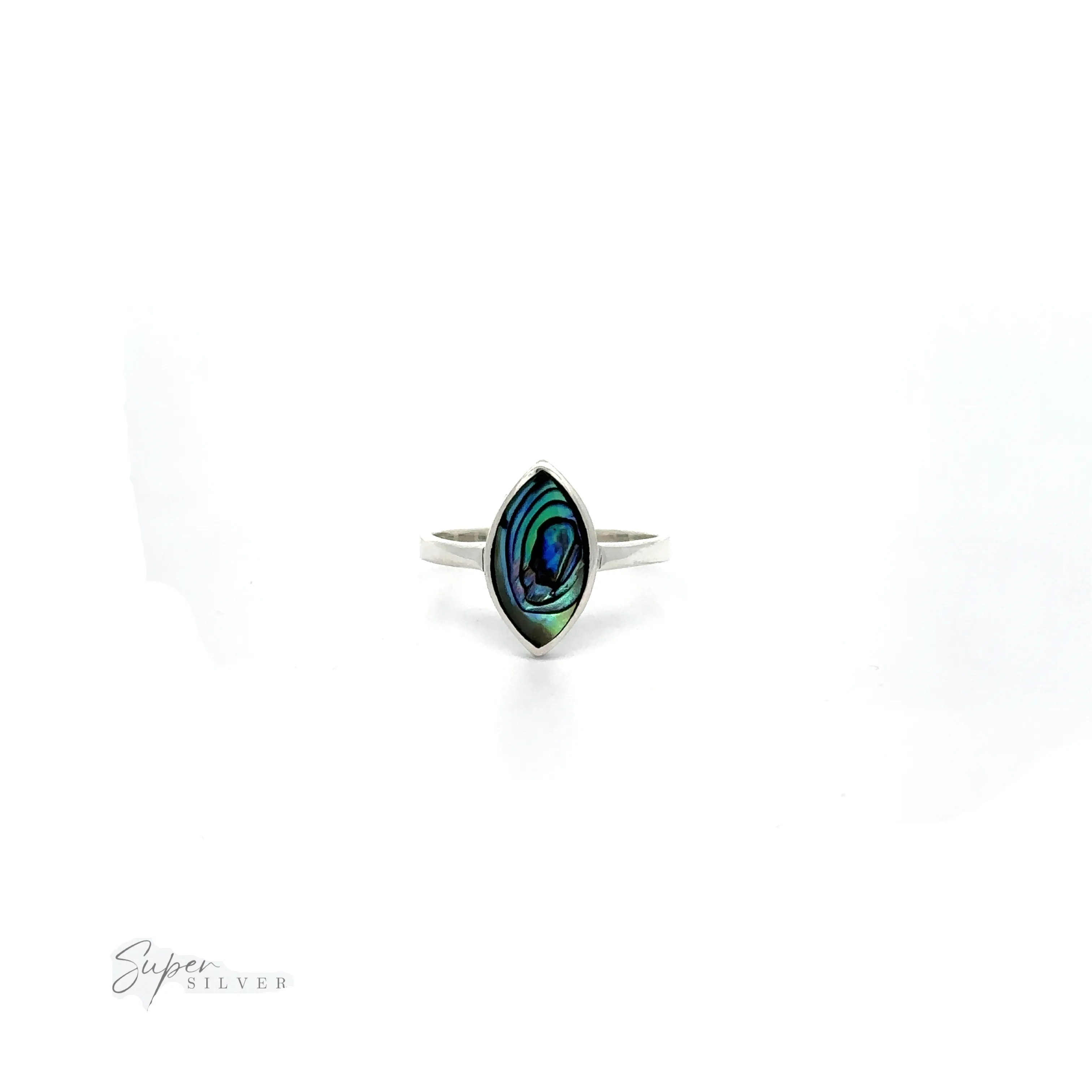 Classic Marquise Inlaid Stone Ring