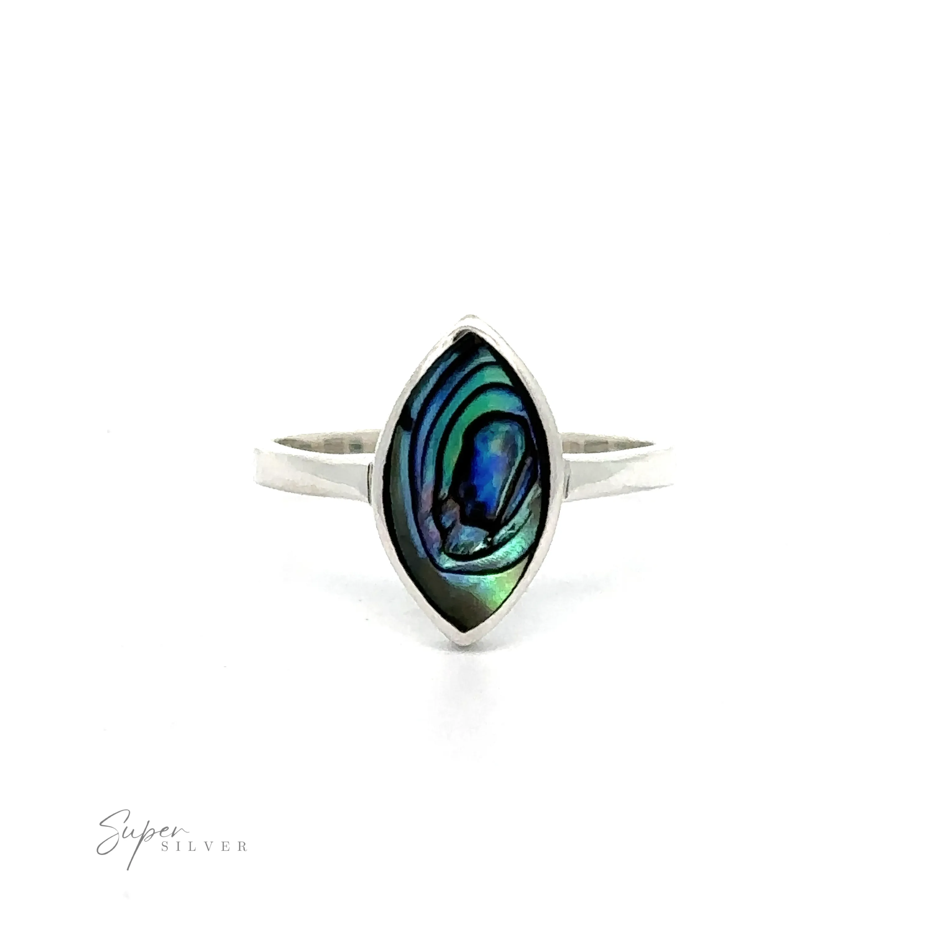 Classic Marquise Inlaid Stone Ring