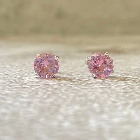 Cubic Zirconia Stud Earrings