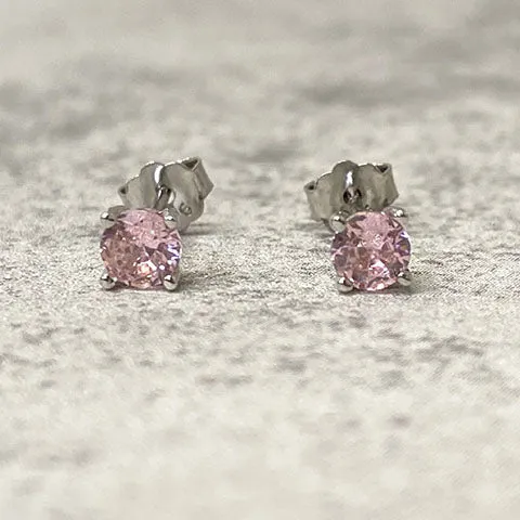 Cubic Zirconia Stud Earrings