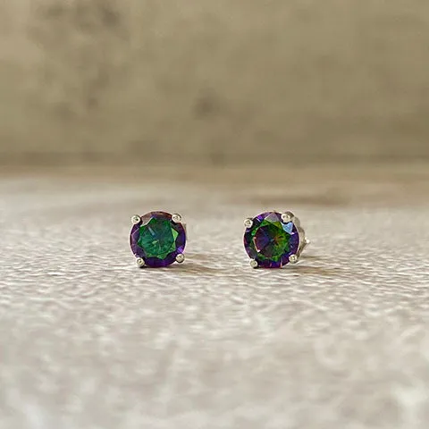 Cubic Zirconia Stud Earrings