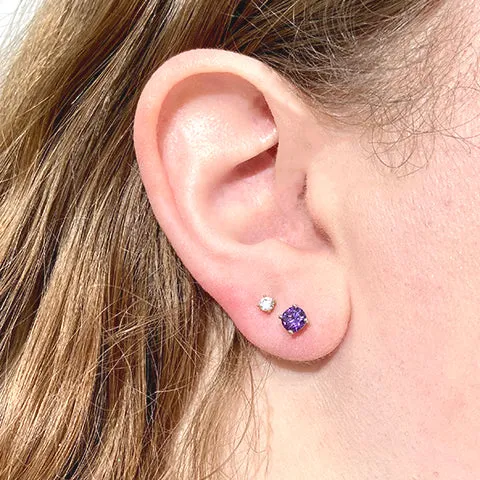 Cubic Zirconia Stud Earrings