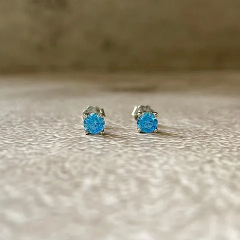 Cubic Zirconia Stud Earrings