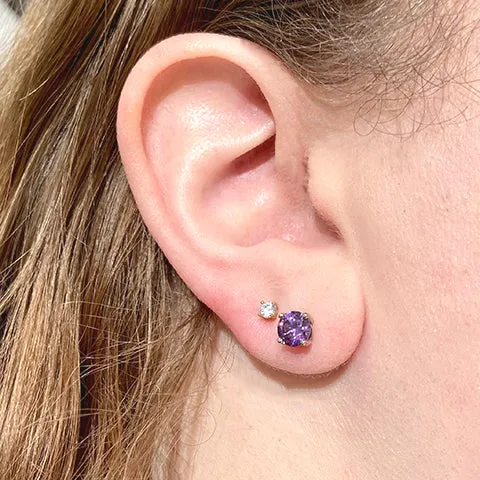 Cubic Zirconia Stud Earrings