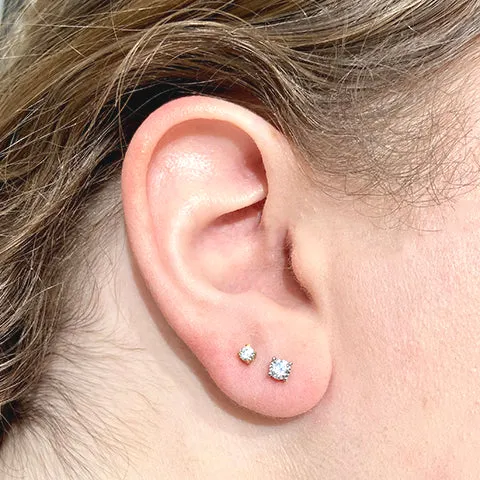 Cubic Zirconia Stud Earrings