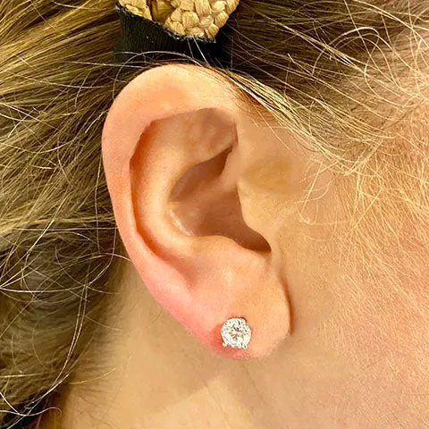 Cubic Zirconia Stud Earrings
