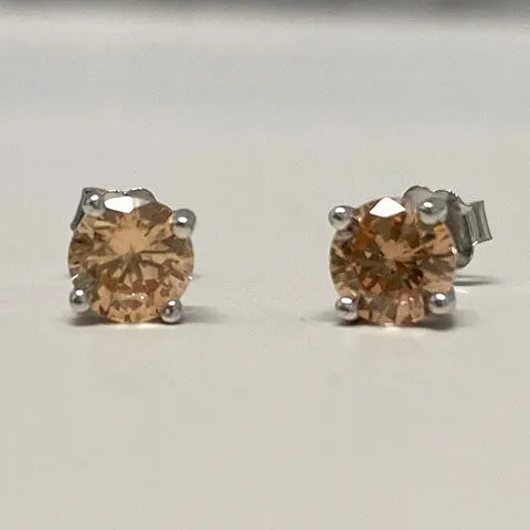 Cubic Zirconia Stud Earrings
