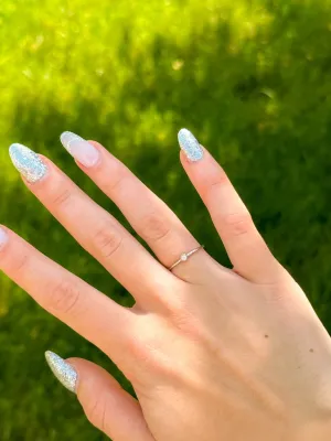 Dainty Diamond Ring | Silver