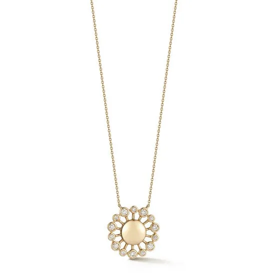 DANA REBECCA - 14CT GOLD, LULU JACK STARBURST NECKLACE
