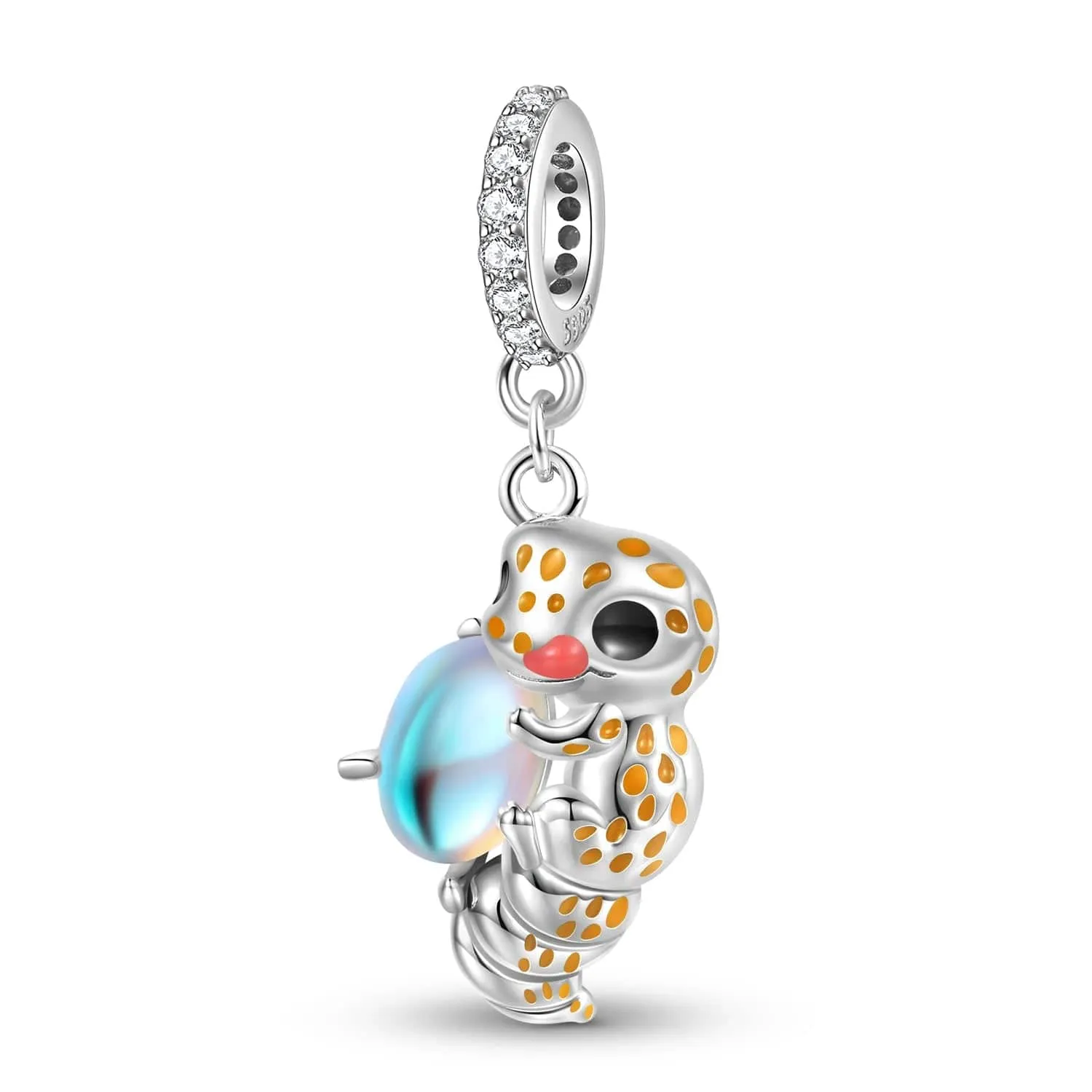 Dangling Gecko Charm