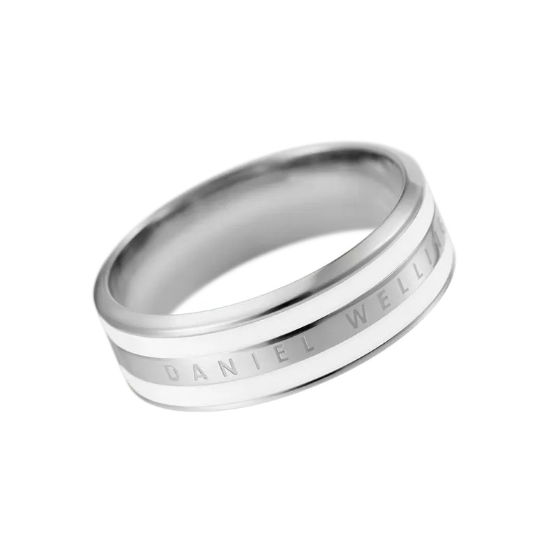Daniel Wellington Emalie Ring Satin White Silver
