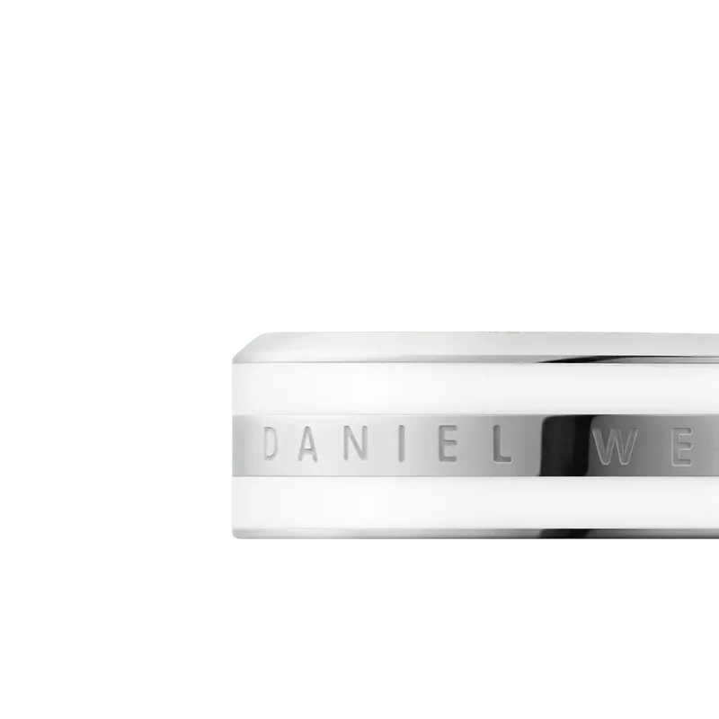 Daniel Wellington Emalie Ring Satin White Silver