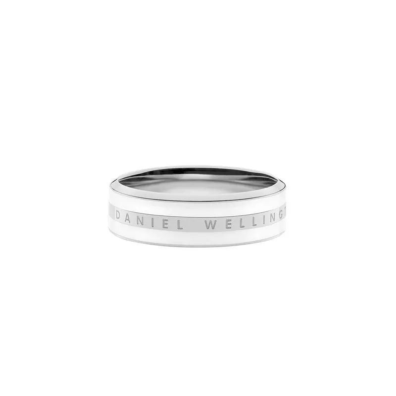 Daniel Wellington Emalie Ring Satin White Silver