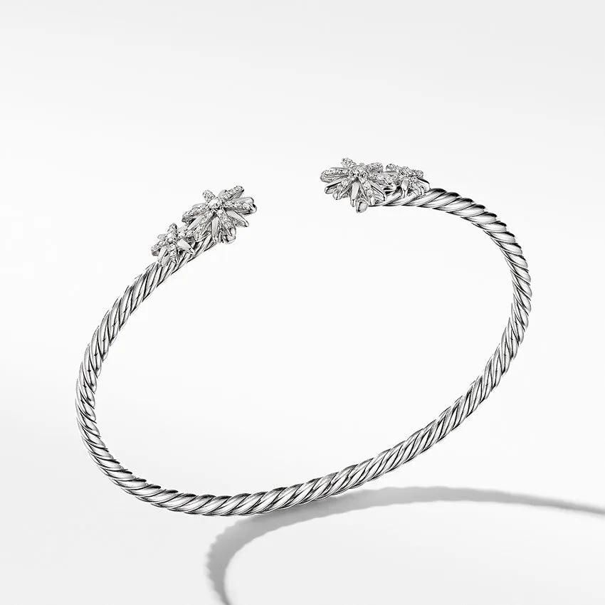 David Yurman Starburst Open Cable Bracelet