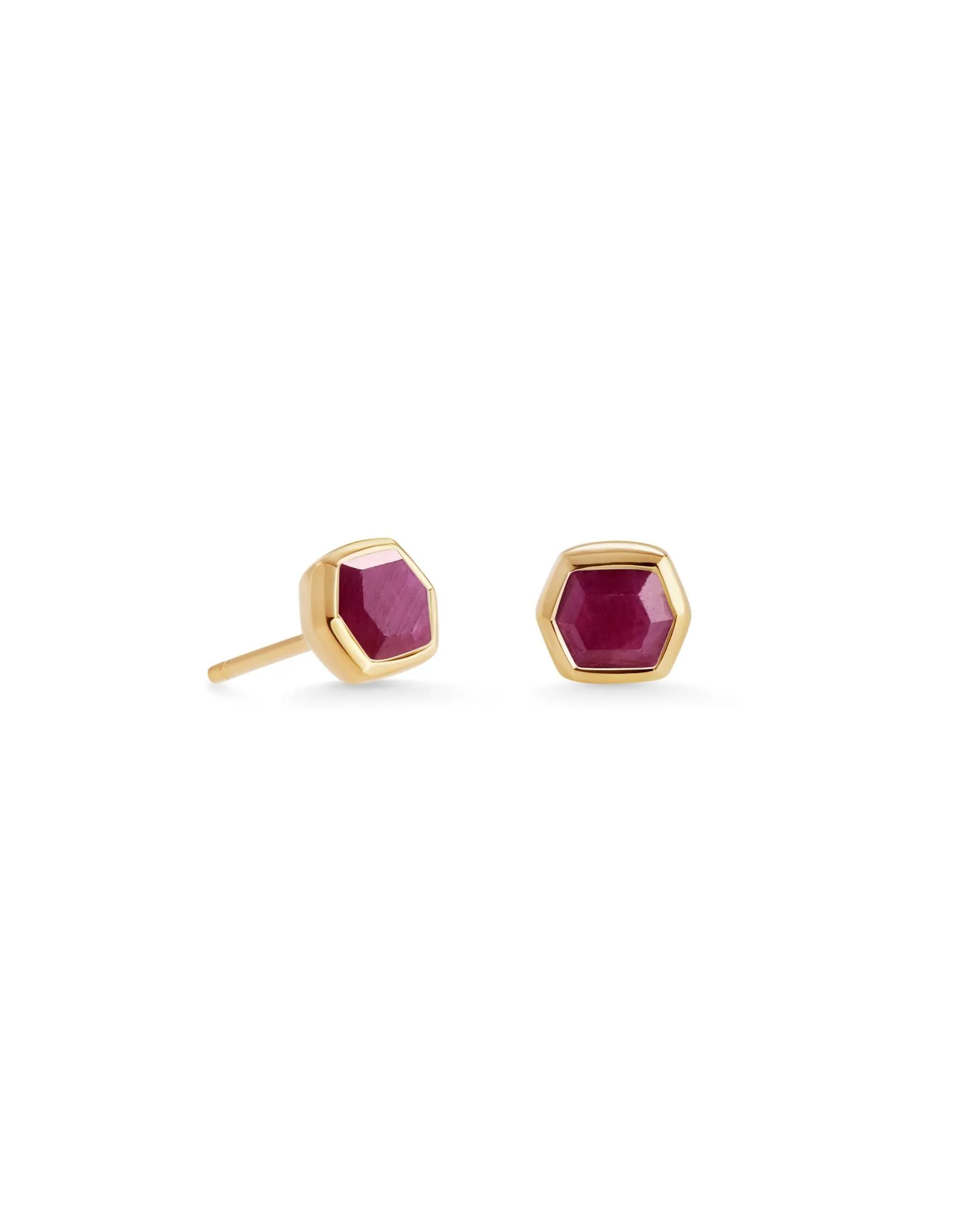 Davie Stud Earrings 18K Gold Vermeil