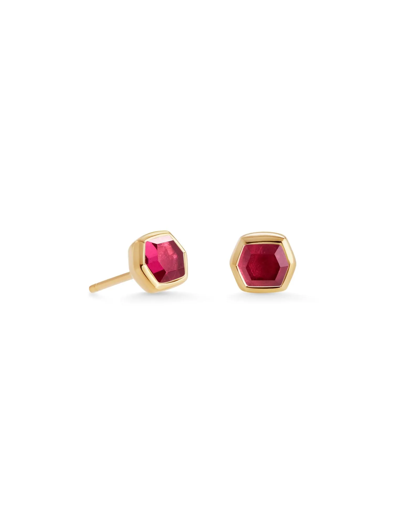 Davie Stud Earrings 18K Gold Vermeil
