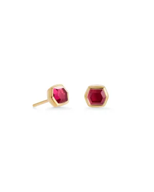 Davie Stud Earrings 18K Gold Vermeil