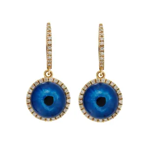 Deep Blue Eye Earrings S
