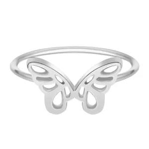 Delicate Butterfly Animal Engagement Rings for Women