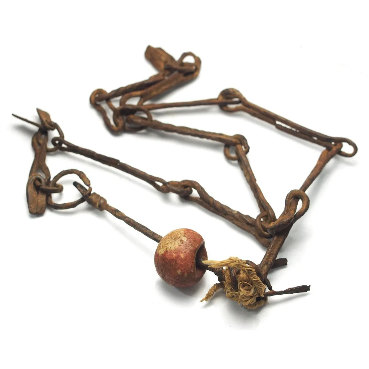 Dogon Blacksmith/ "Hogon" Antique Status Emblem Iron Necklaces A and B