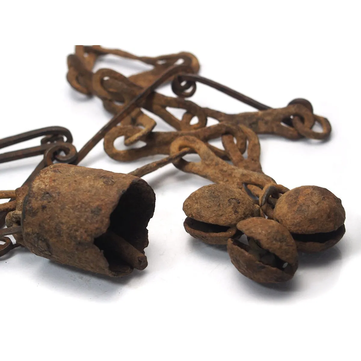 Dogon Blacksmith/ "Hogon" Antique Status Emblem Iron Necklaces E and F