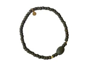 DUSK • AGAVE 01 gemstone thin bracelet