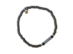 DUSK • AGAVE 02 gemstone thin bracelet