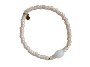 DUSK • BLUSH 02 gemstone thin bracelet
