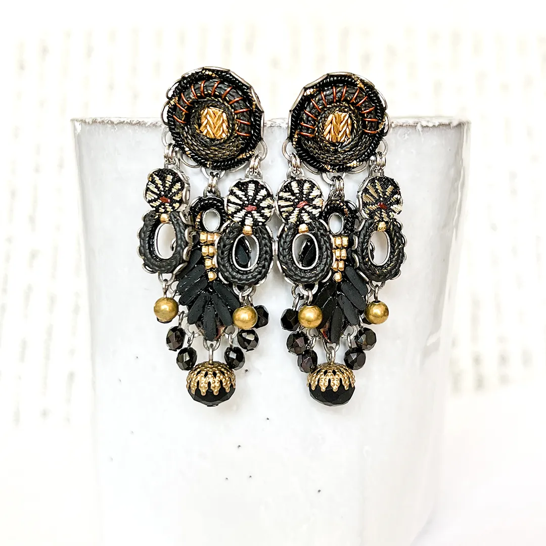 Earrings 'Royalty - Bahatis' by Ayala Bar