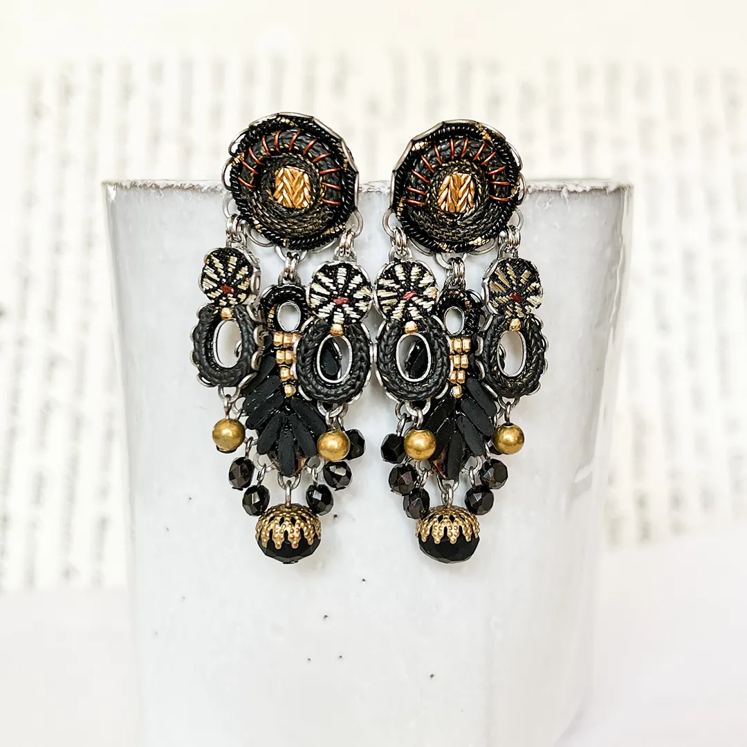 Earrings 'Royalty - Bahatis' by Ayala Bar