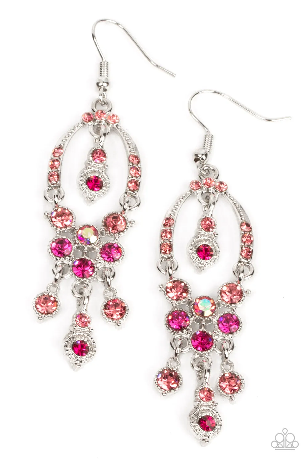 Earrings Sophisticated Starlet - Pink