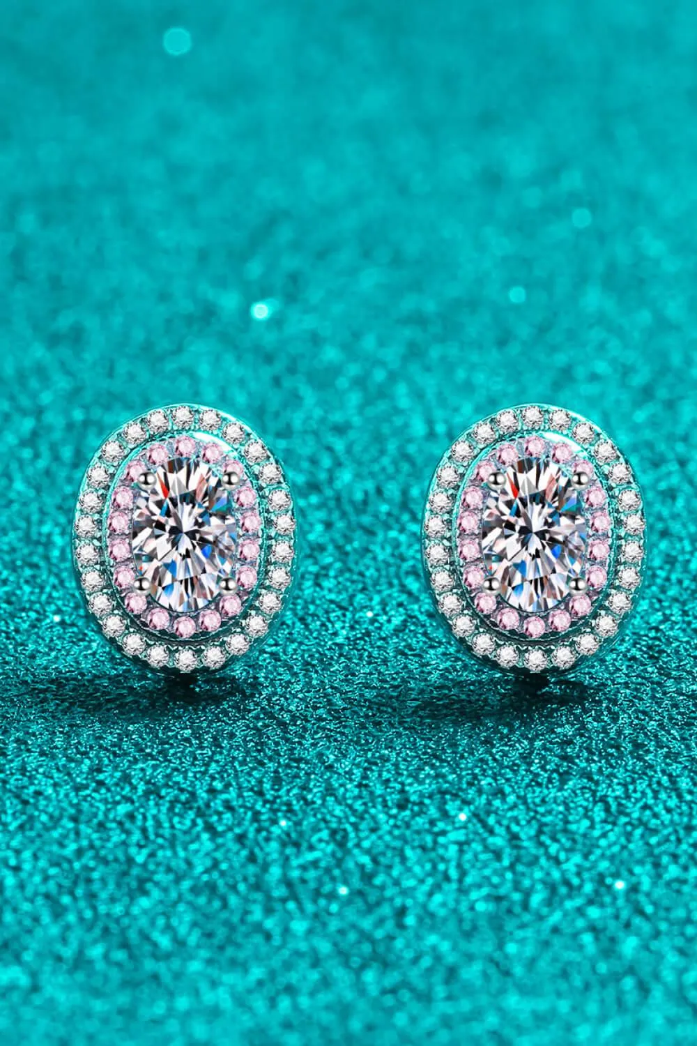 Elegant Moissanite Earrings in Radiant Platinum: A Luxurious Touch for Any Occasion