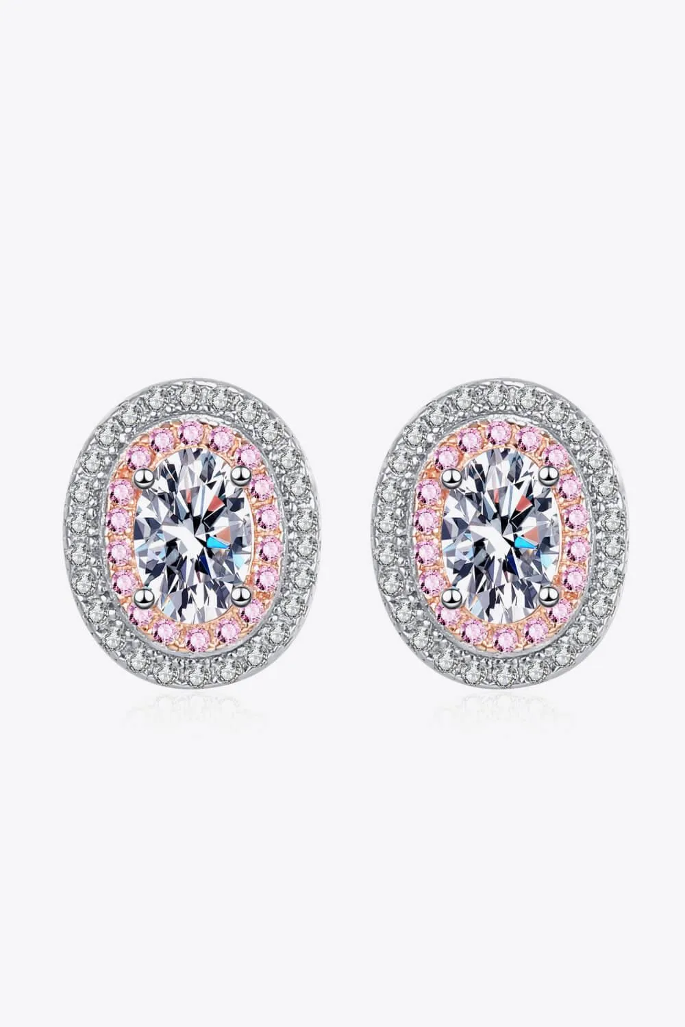 Elegant Moissanite Earrings in Radiant Platinum: A Luxurious Touch for Any Occasion
