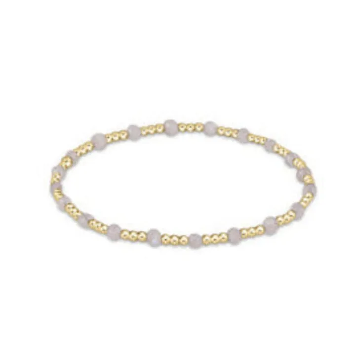 enewton Gemstone Gold Sincerity Pattern 3mm Bead Bracelet