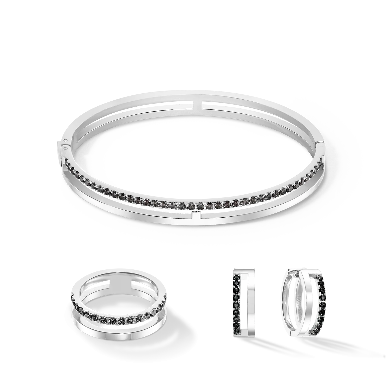 Eternal Unity Ring silver-black