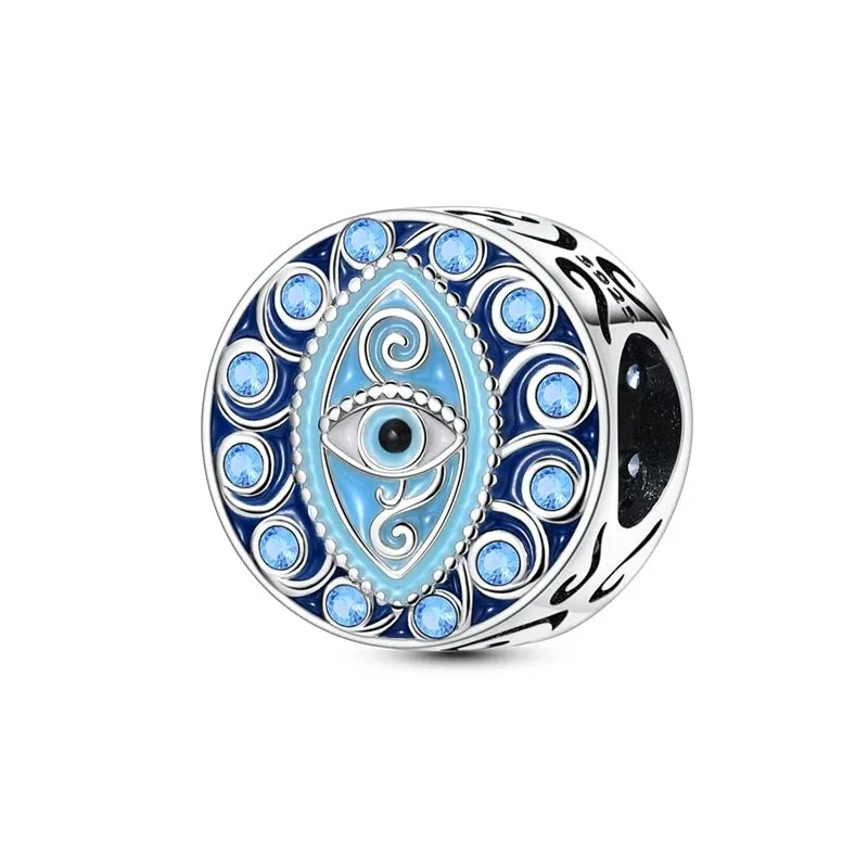 Evil Eye Round Charm