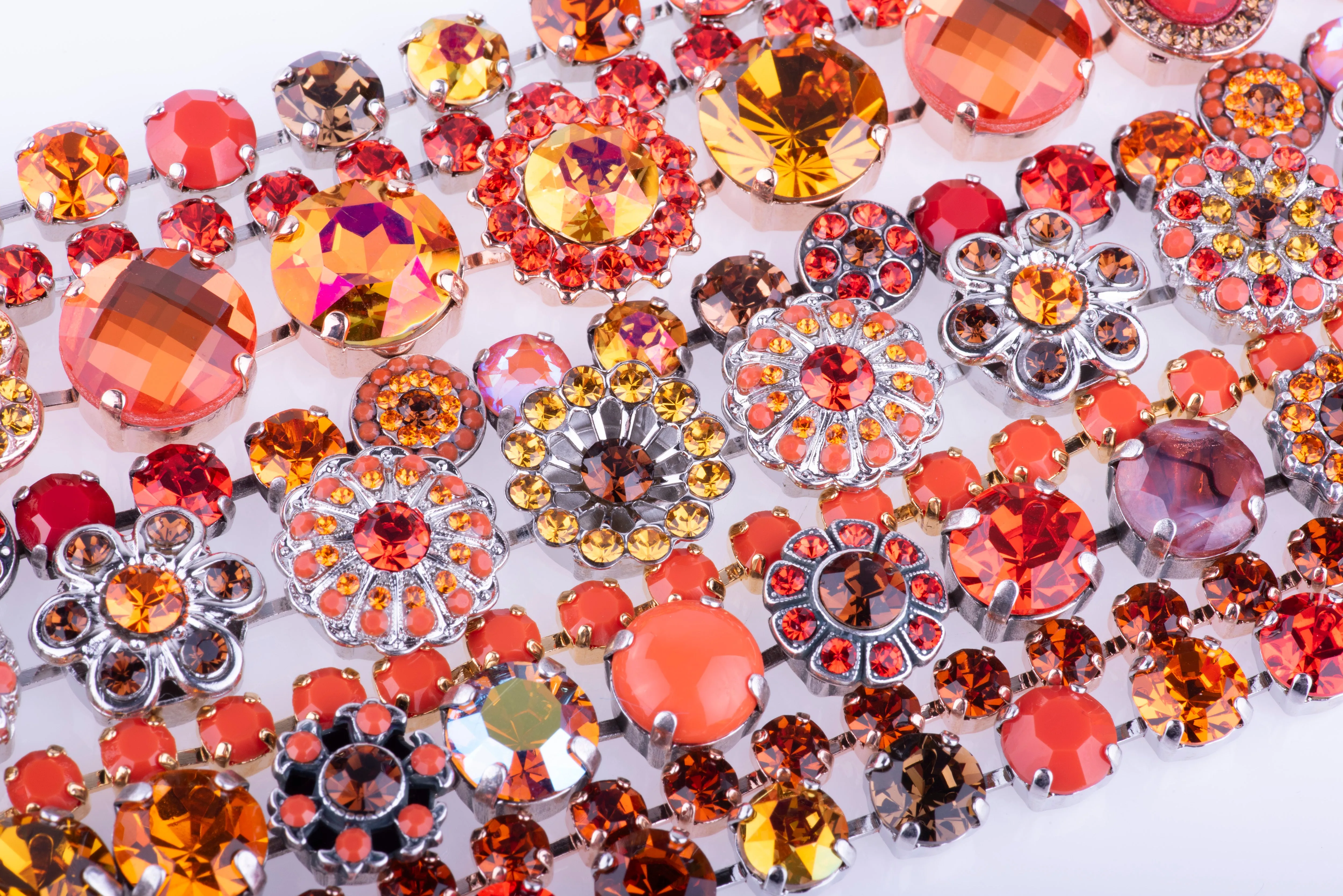 Extra Luxurious Rosette Leverback Earrings in "Pumpkin Spice" *Custom*