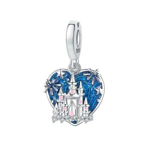 Fantasy Castle Heart Charm