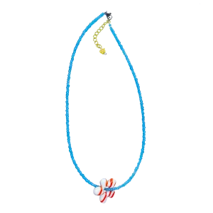 Flower Necklace - Blue