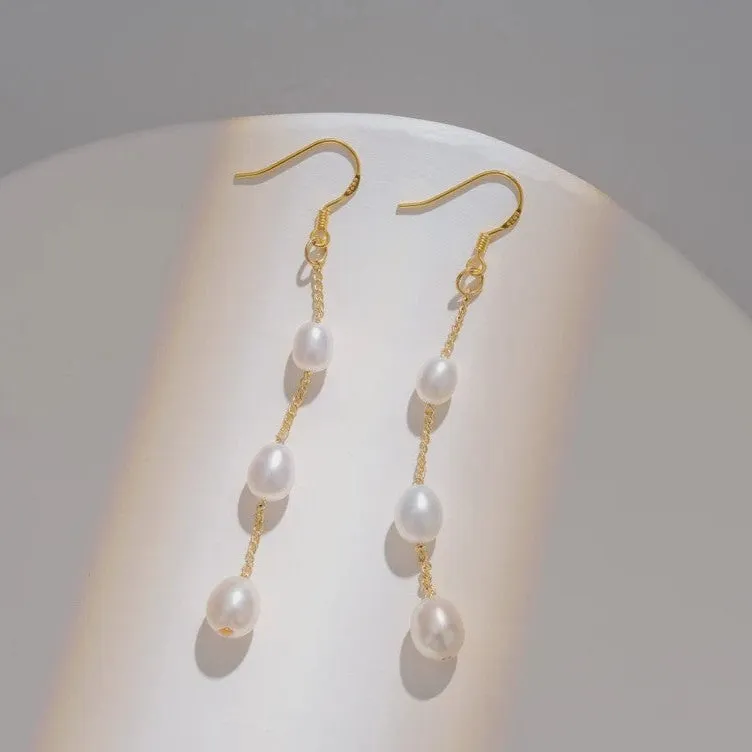 Freshwater Pearl Drop Earrings