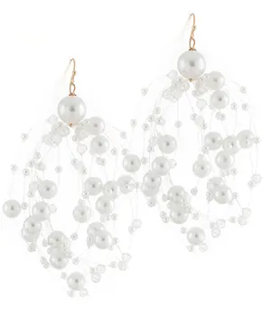 Fringe Pearl Earrings