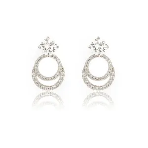 Georgini Goddess Luna Earrings - Silver