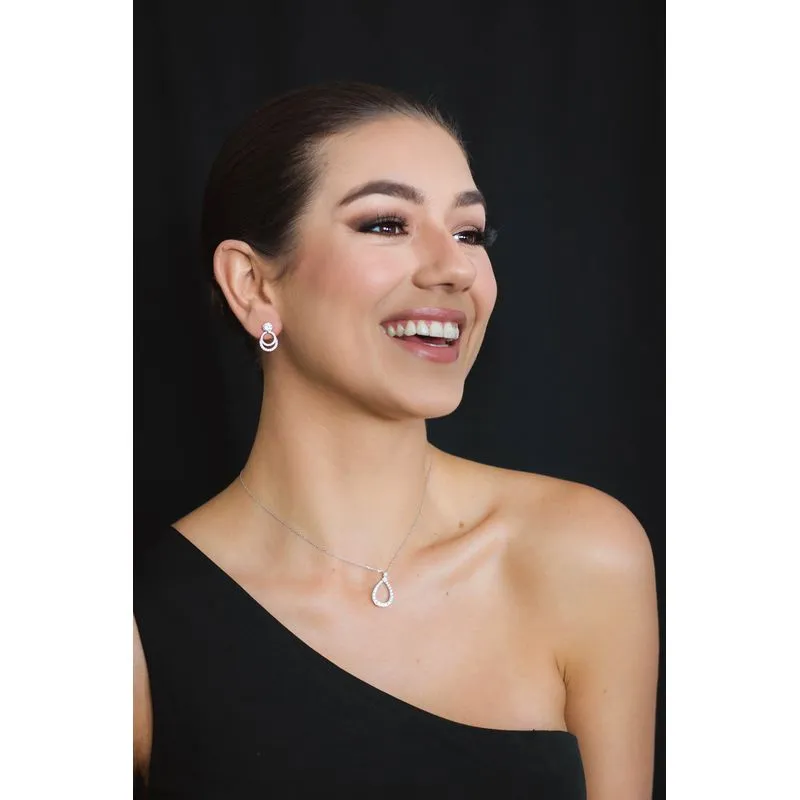 Georgini Goddess Luna Earrings - Silver