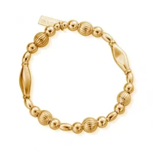Gold Chunky Pumpkin Filler Bracelet GBCHPUMP