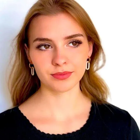Gold Hoops Oval Glittery Dangling Earrings