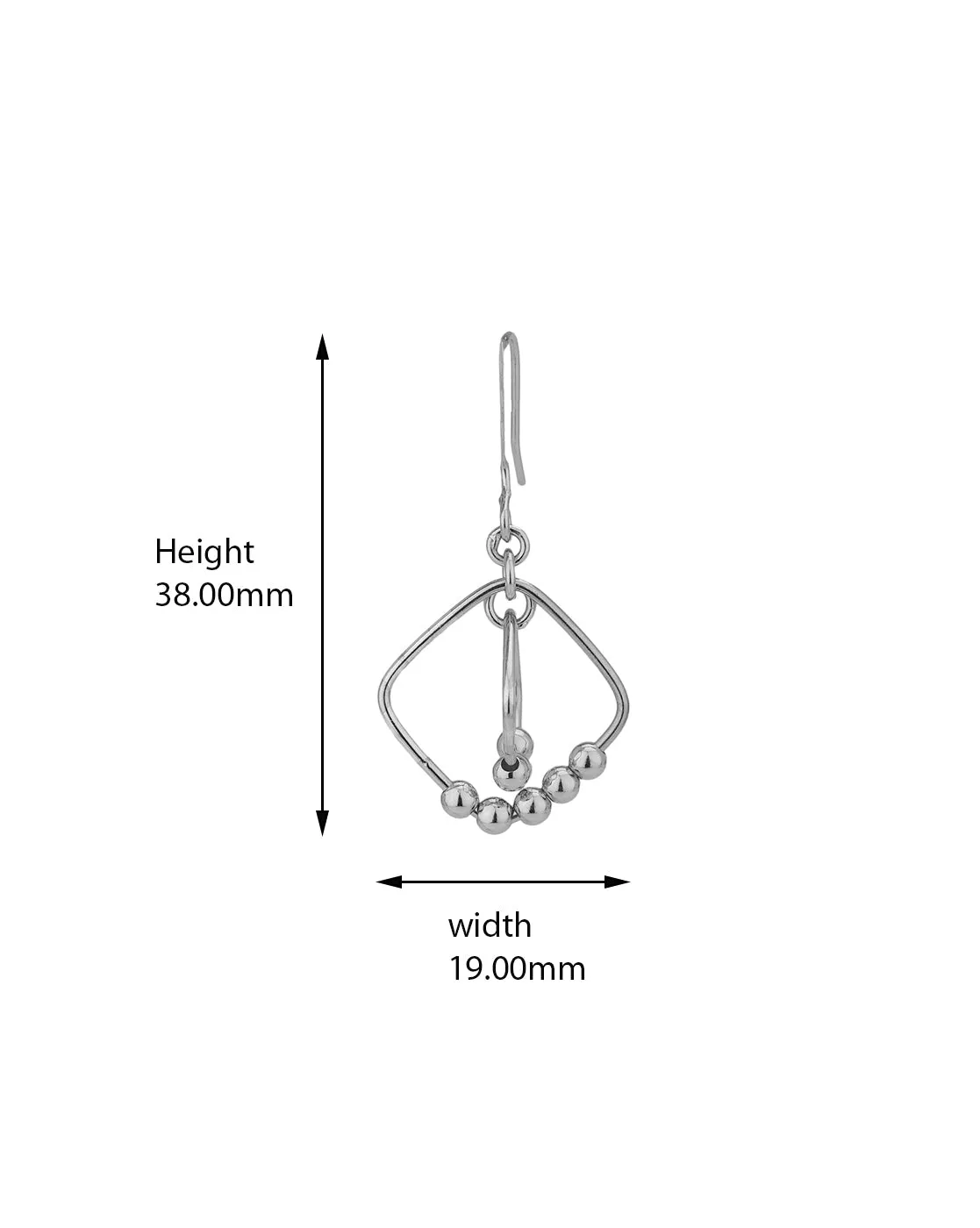 Gold Plated Cz Contemporary Drop Earring For Women