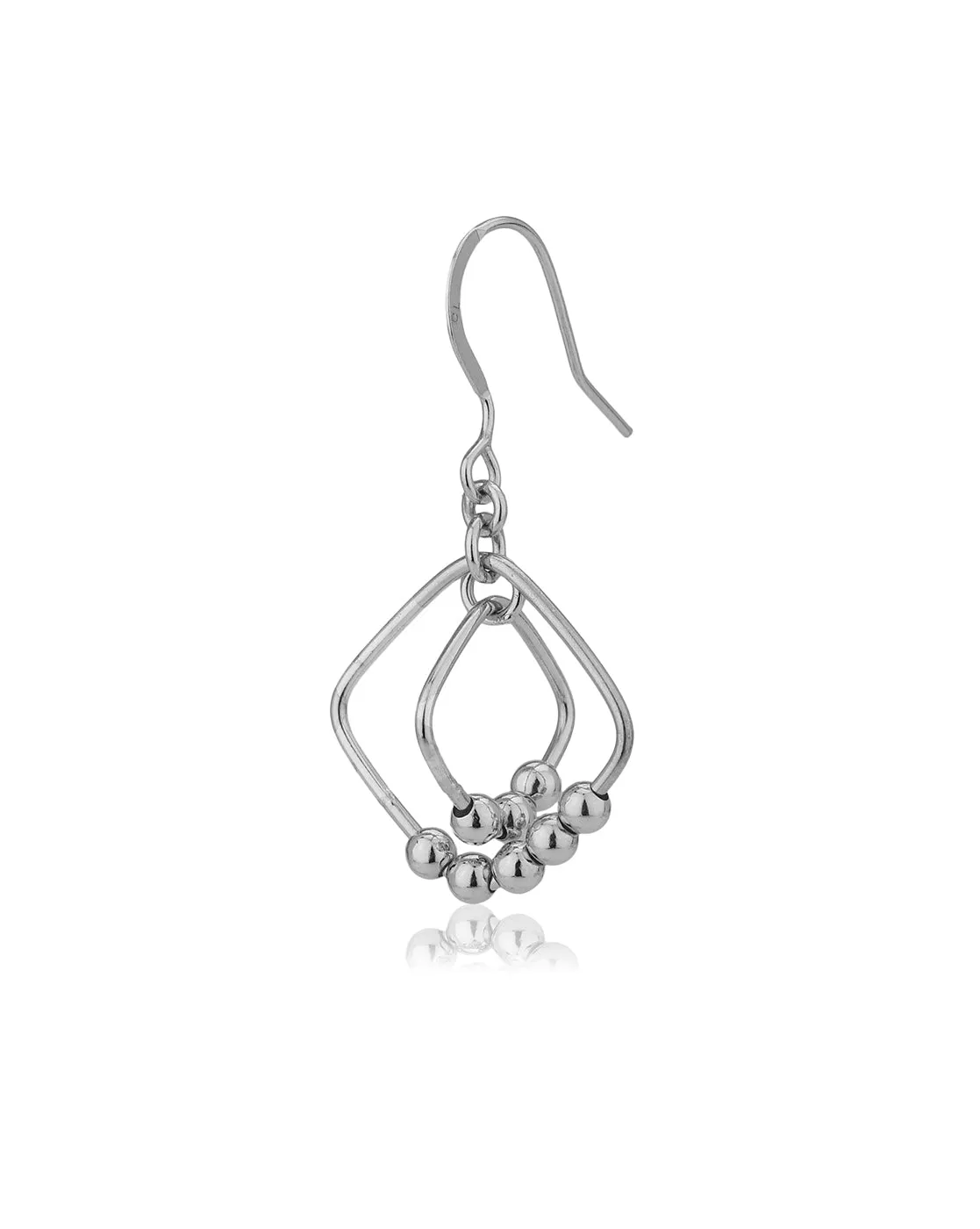 Gold Plated Cz Contemporary Drop Earring For Women