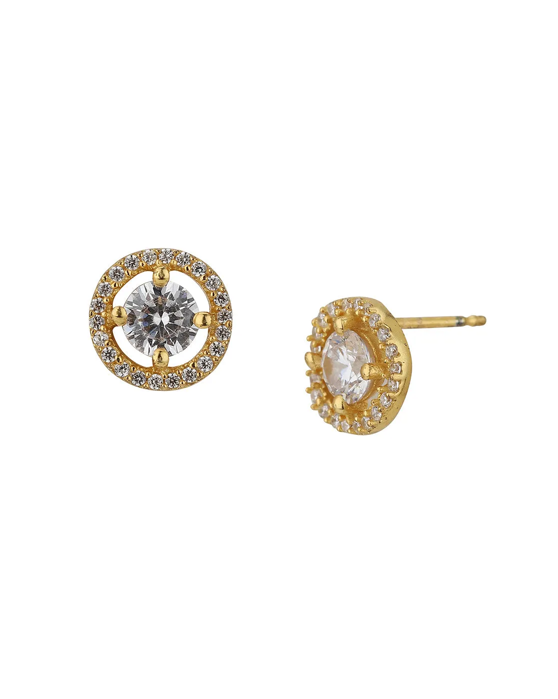 Gold Plated Tasselled Contemporary Drop Earring For Women